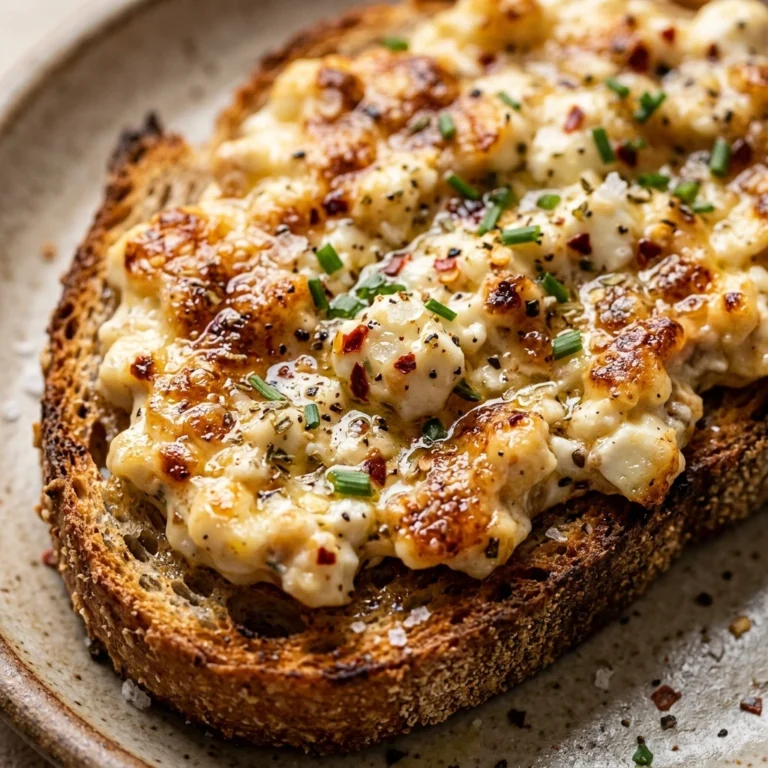 Air Fryer High Protein Cottage Cheese Toast 20g