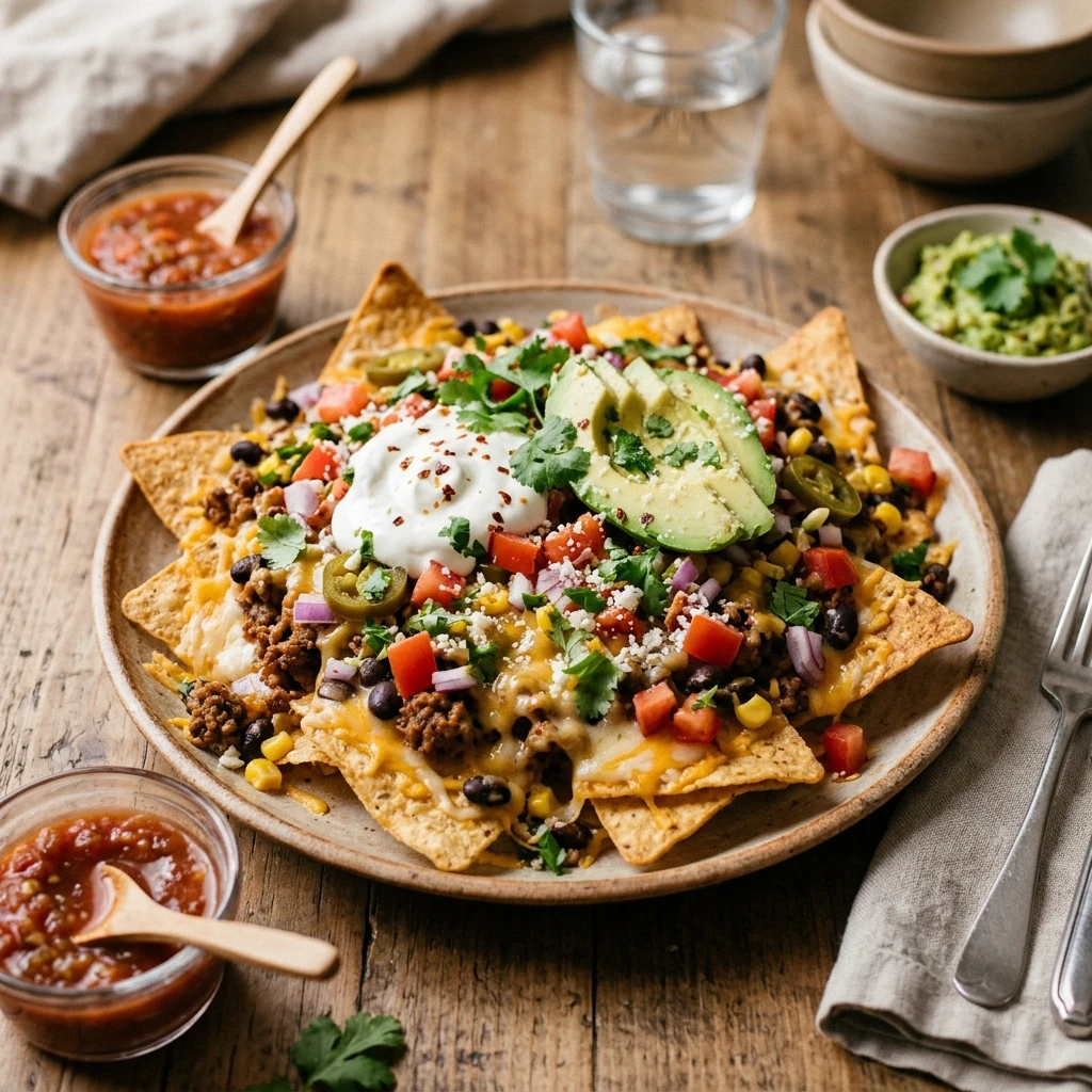 Air Fryer Nachos Snack Crispy Easy Fast Healthy