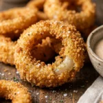 Air Fryer Onion Rings Snack Crispy Easy Fast Healthy