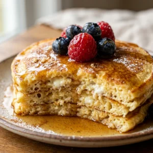 Air Fryer Pancakes Cottage Cheese High Protein Easy 20g+