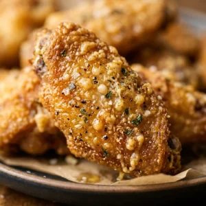 Air Fryer Parmesan Wings Crispy Golden Easy Fast Healthy