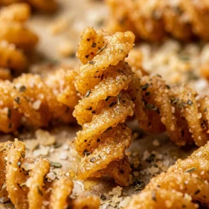 Air Fryer Pasta Chips - Crunchy & Addictive