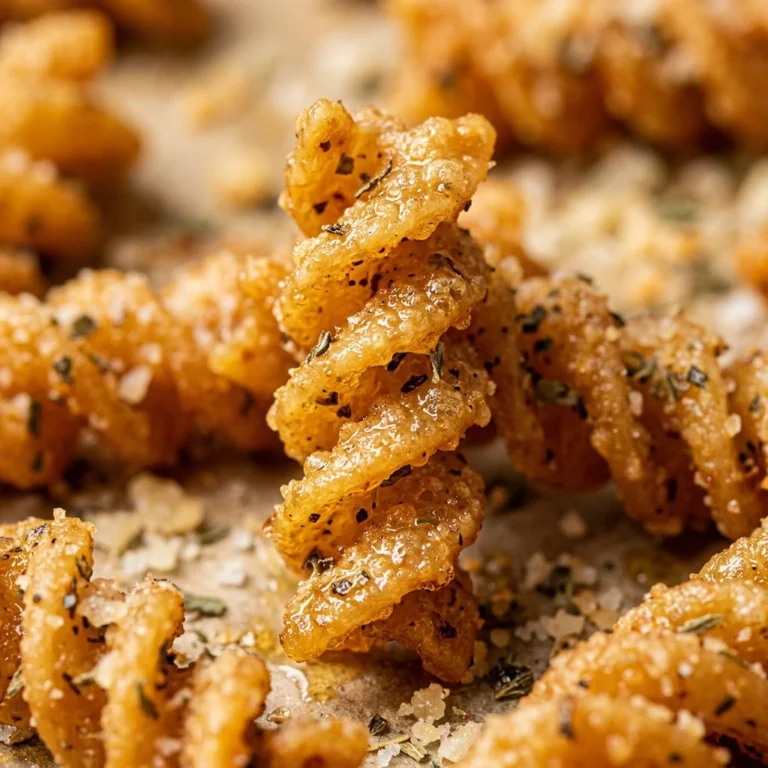 Air Fryer Pasta Chips - Crunchy & Addictive