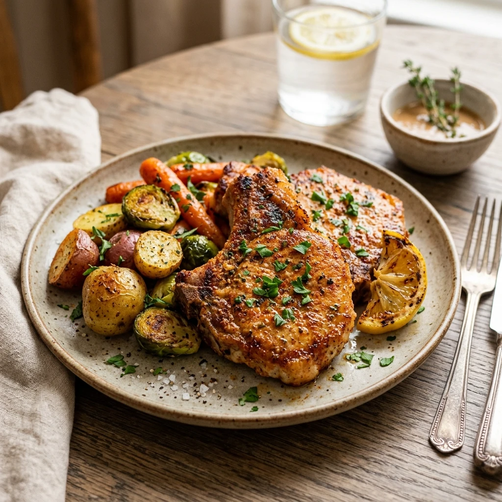 Air Fryer Pork Chops Dinner Crispy Easy Fast Healthy
