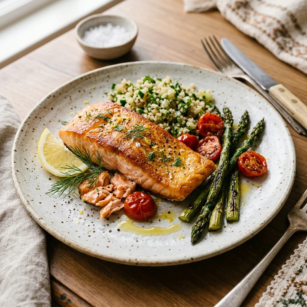 Air Fryer Salmon Healthy Easy Fast Crispy Golden