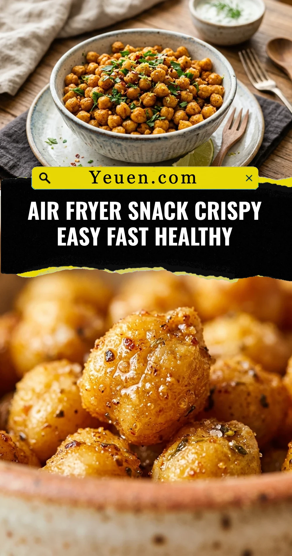Air Fryer Snack Crispy Easy Fast Healthy