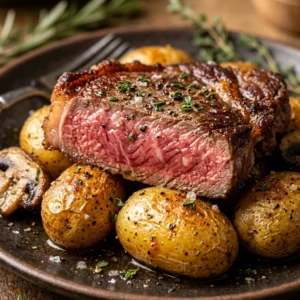 Air Fryer Steak Dinner Crispy Easy Fast Healthy