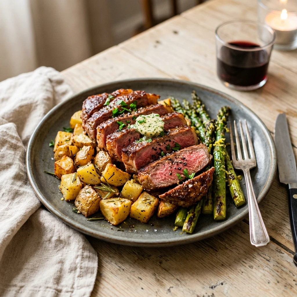 Air Fryer Steak Dinner Crispy Easy Fast Healthy