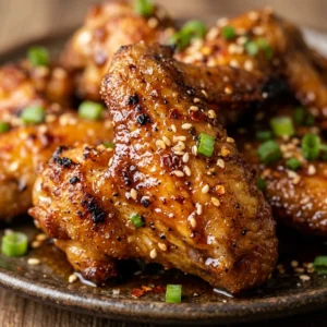 Air Fryer Teriyaki Wings Crispy Golden Easy Fast Healthy
