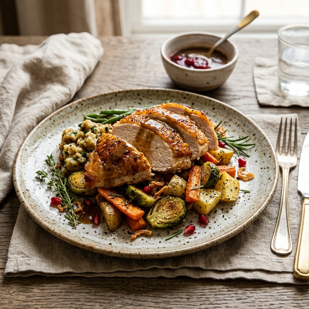 Air Fryer Turkey Dinner Crispy Easy Fast Healthy