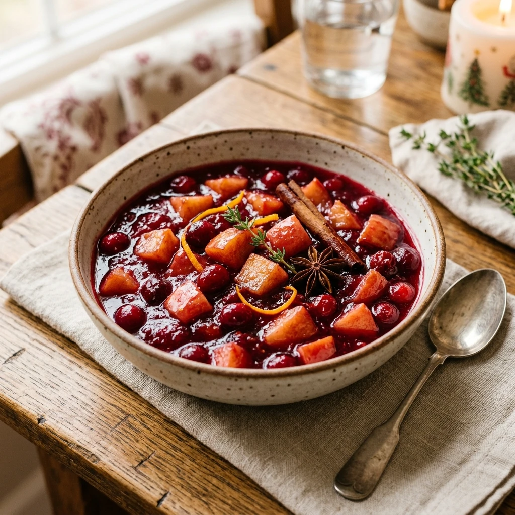 Apple Chunks Cranberry Sauce