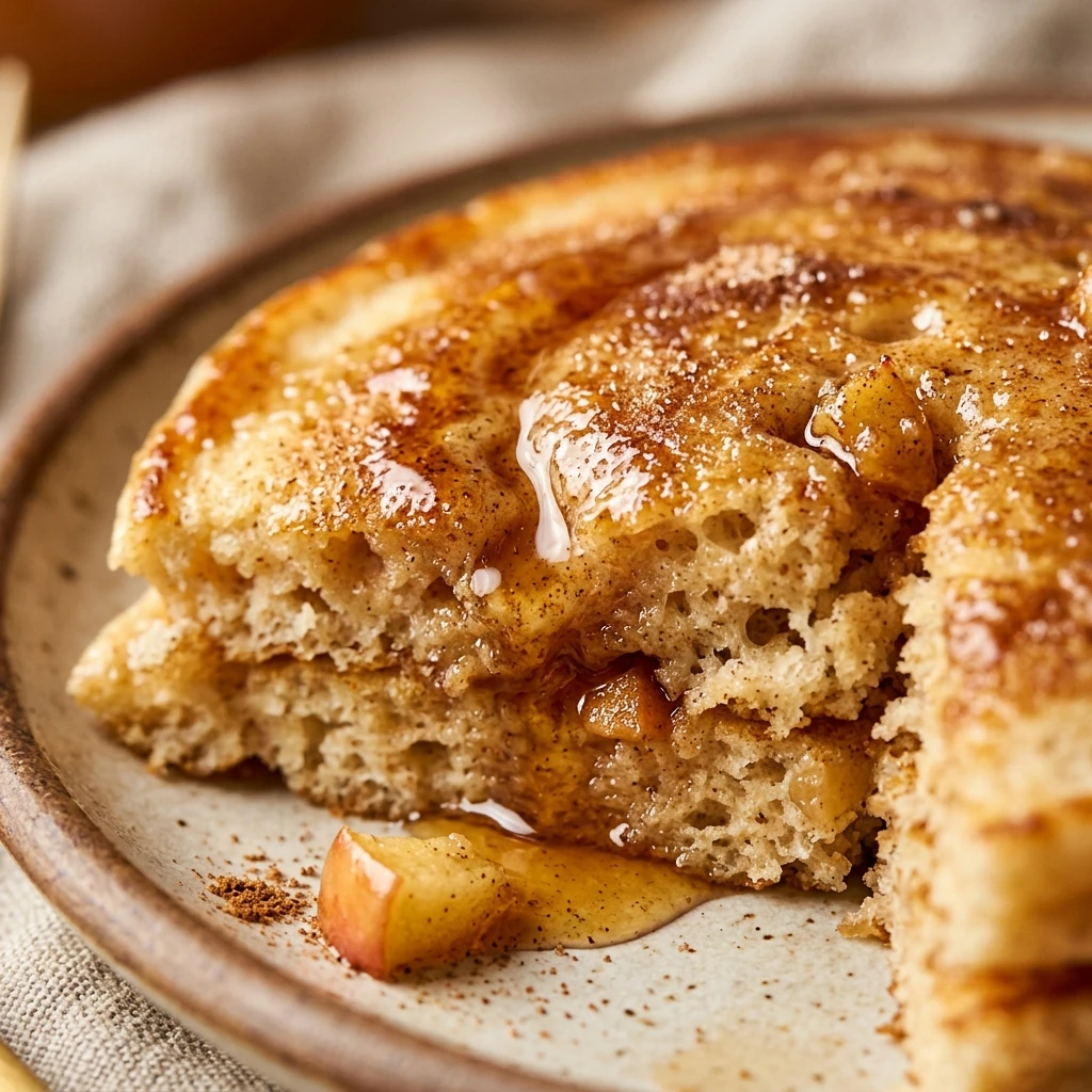 Apple Cider Cinnamon Pancakes Fluffy Fall Cozy Swirl