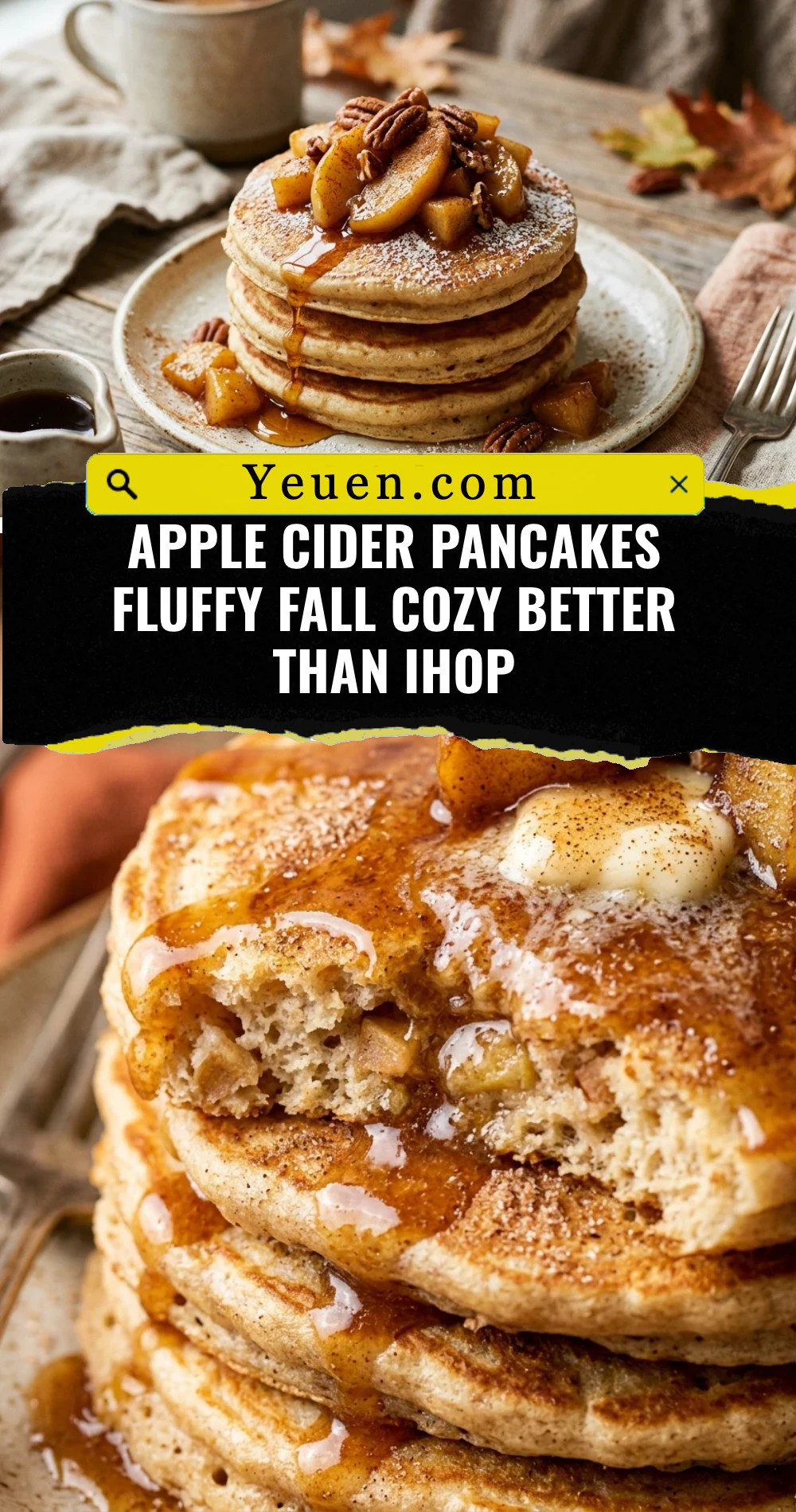 Apple Cider Pancakes Fluffy Fall Cozy Better Than IHOP