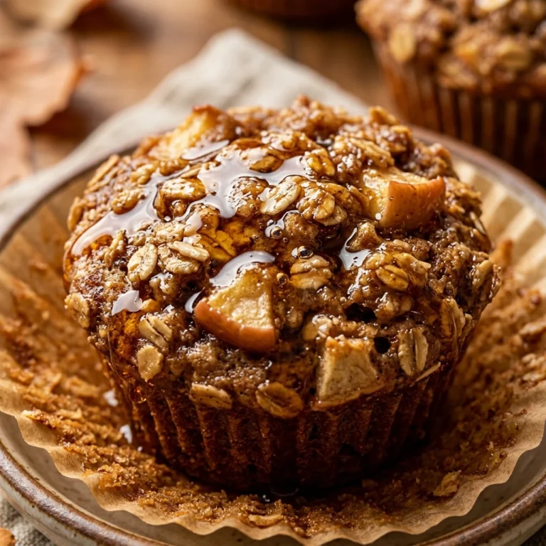 Apple Cinnamon Oatmeal Muffins With Maple Syrup Fall