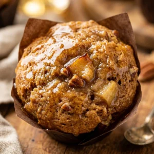 Apple Pumpkin Muffins With Maple Glaze Fall Baking Easy