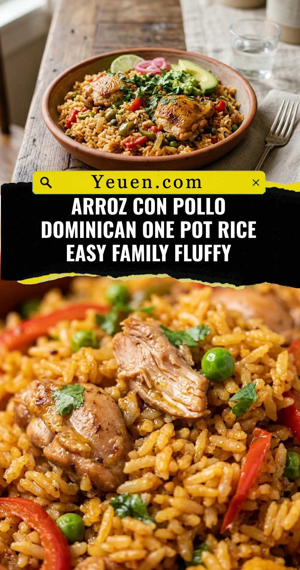 Arroz Con Pollo Dominican One Pot Rice Easy Family Fluffy