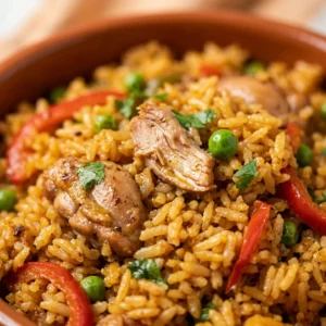 Arroz Con Pollo Dominican One Pot Rice Easy Family Fluffy