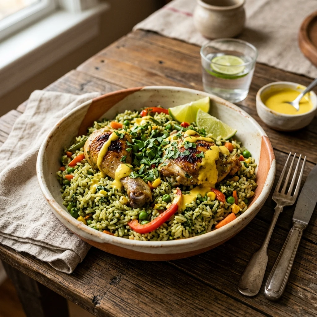 Arroz Con Pollo Peruvian One Pot Rice Easy Family Fluffy