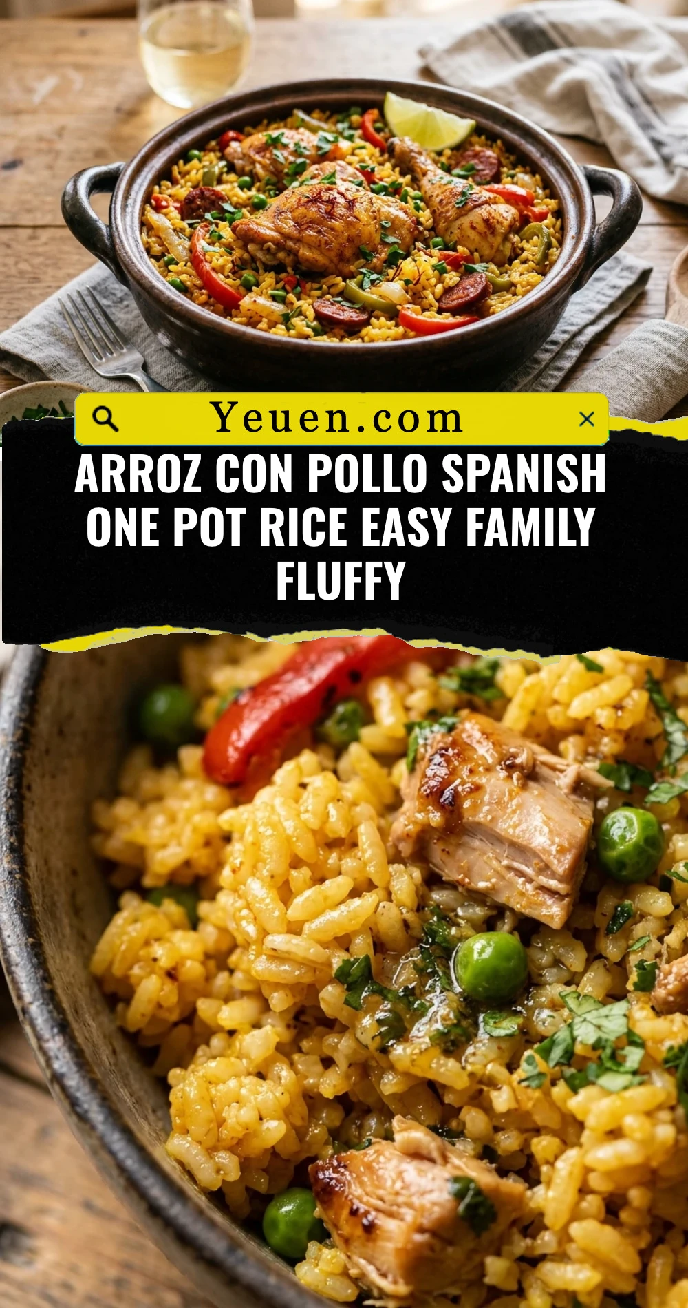 Arroz Con Pollo Spanish One Pot Rice Easy Family Fluffy