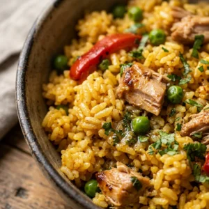 Arroz Con Pollo Spanish One Pot Rice Easy Family Fluffy