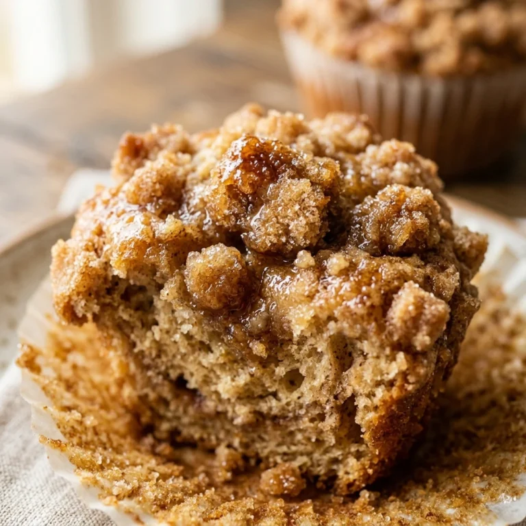 Bakery Style Cinnamon Crumb Muffins With Brown Sugar