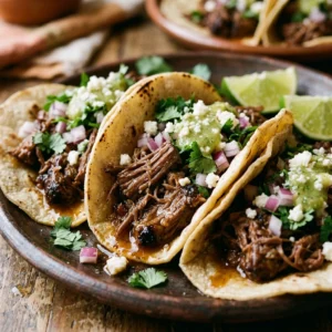 Beef Barbacoa Tacos Feeds A Crowd