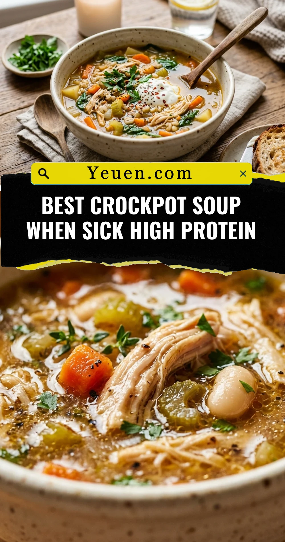 Best Crockpot Soup When Sick High Protein