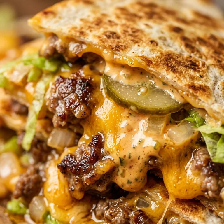 Big Mac Smashed Burger Quesadillas Cheesy 15 Min