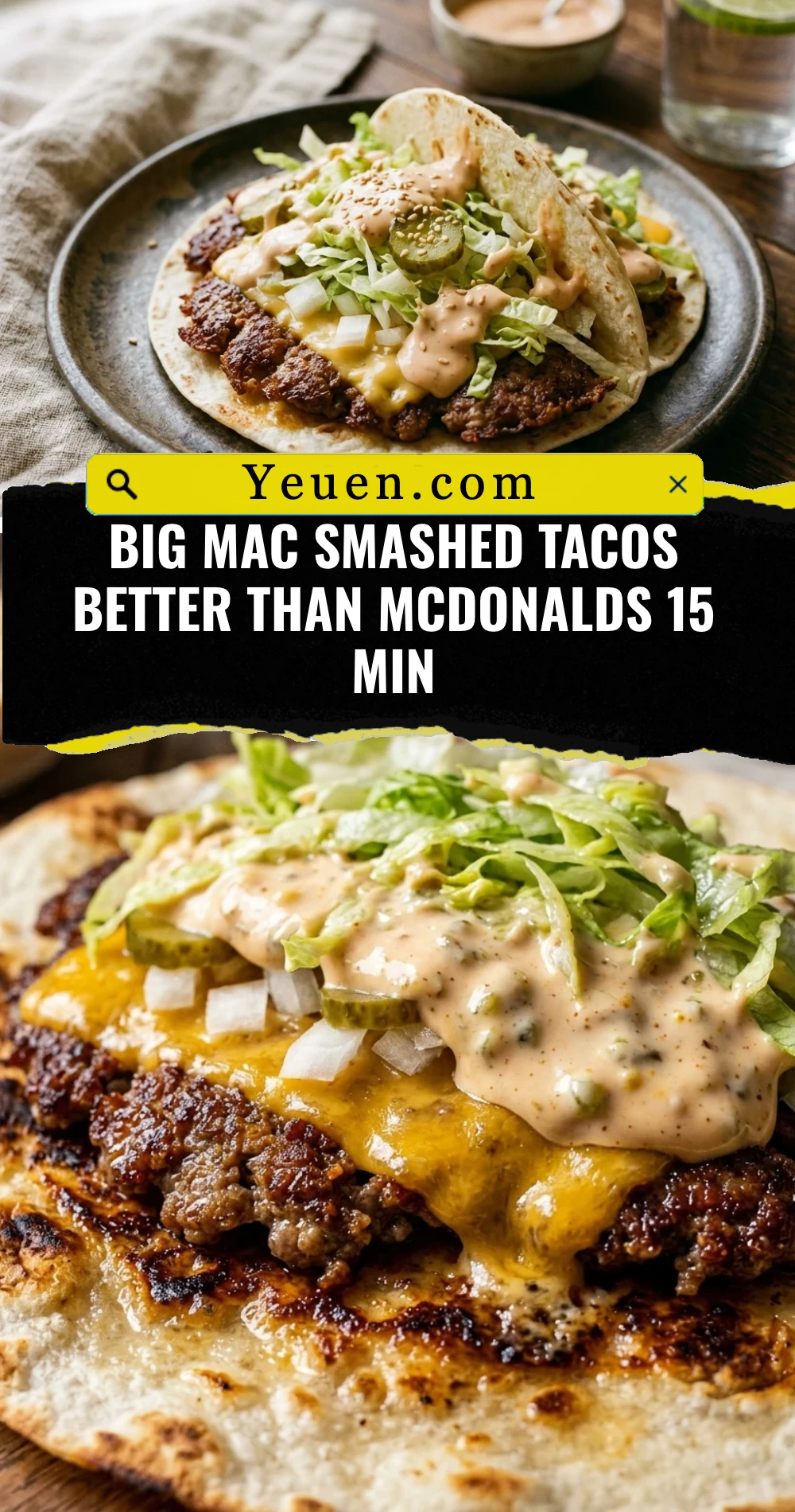 Big Mac Smashed Tacos Better Than McDonalds 15 Min