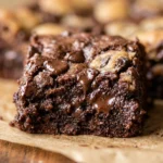 Brookie Bars Brownie Batter Desserts Easy Fudgy Chewy Chocolate