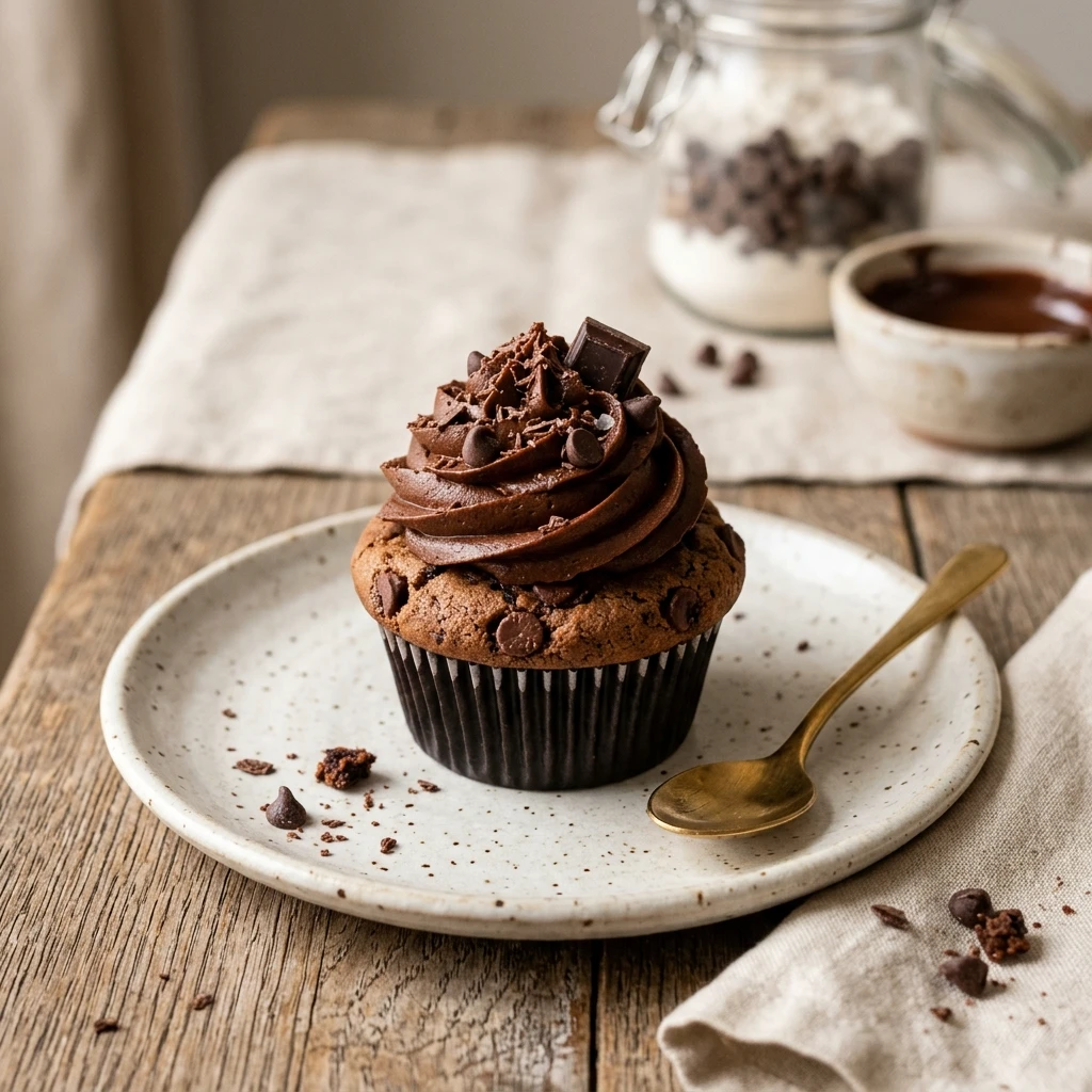 Brookie Cupcakes Brownie Batter Desserts Easy Fudgy Chewy Chocolate