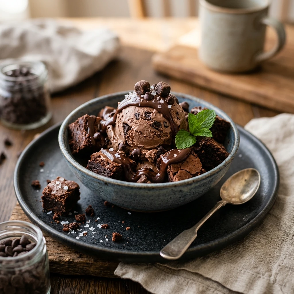 Brownie Batter Ice Cream Desserts Easy Fudgy Chewy Chocolate