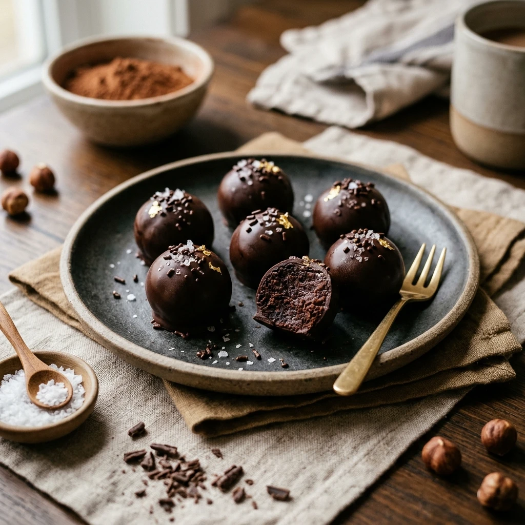 Brownie Batter Truffles Desserts Easy Fudgy Chewy Chocolate