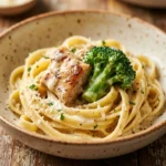 Budget Chicken And Broccoli Alfredo Pasta Under $2