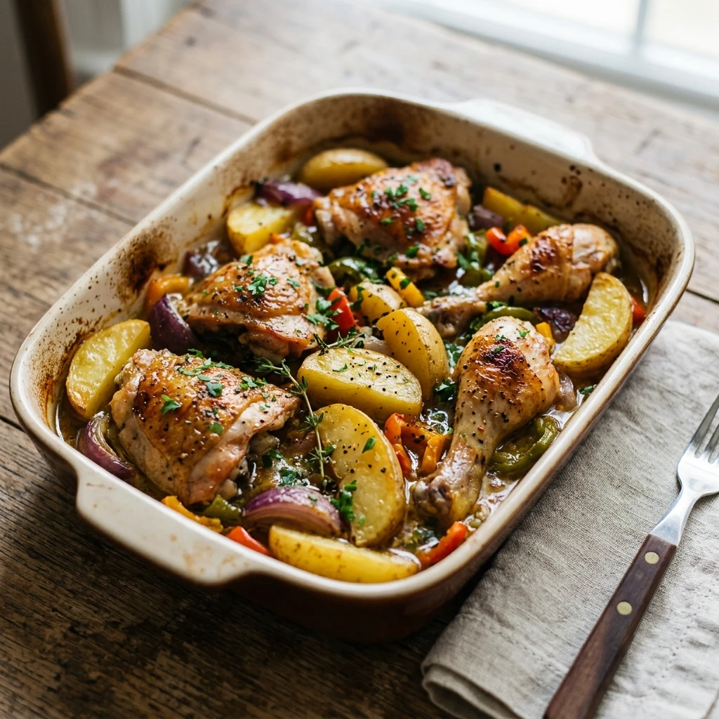 Budget Chicken And Potato Bake Under $10 Family Meal