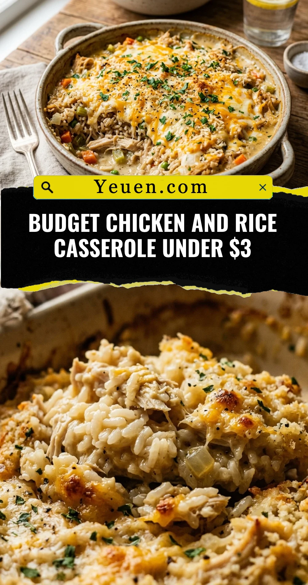 Budget Chicken And Rice Casserole Under $3