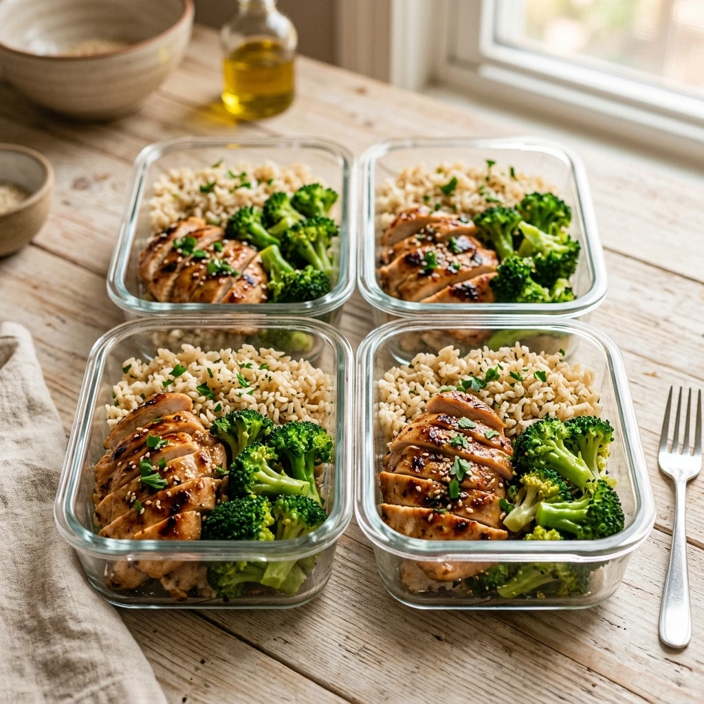 Budget Chicken And Rice Meal Prep With Broccoli Under $20