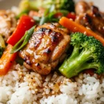 Budget Chicken And Veggie Stir Fry With Rice Under $3