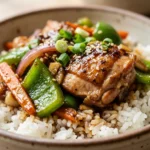 Budget Chicken And Veggie Stir Fry With Rice Under $3