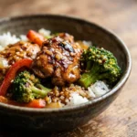 Budget Chicken And Veggie Stir Fry With Rice Under $3