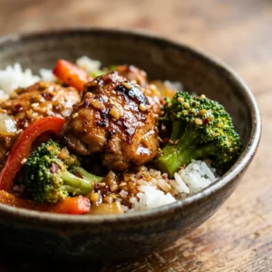 Budget Chicken And Veggie Stir Fry With Rice Under $3