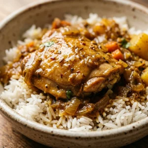 Budget Chicken Curry With Rice Under $3 Per Serving Easy