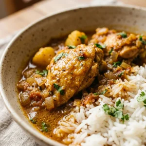 Budget Chicken Curry With Rice Under $3 Per Serving Easy