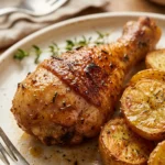 Budget Chicken Drumsticks With Roasted Potatoes Under $10