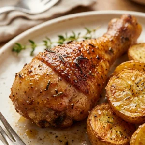Budget Chicken Drumsticks With Roasted Potatoes Under $10
