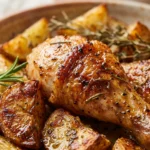 Budget Chicken Drumsticks With Roasted Potatoes Under $10