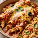Budget Chicken Enchiladas With Rice Under $10 Family