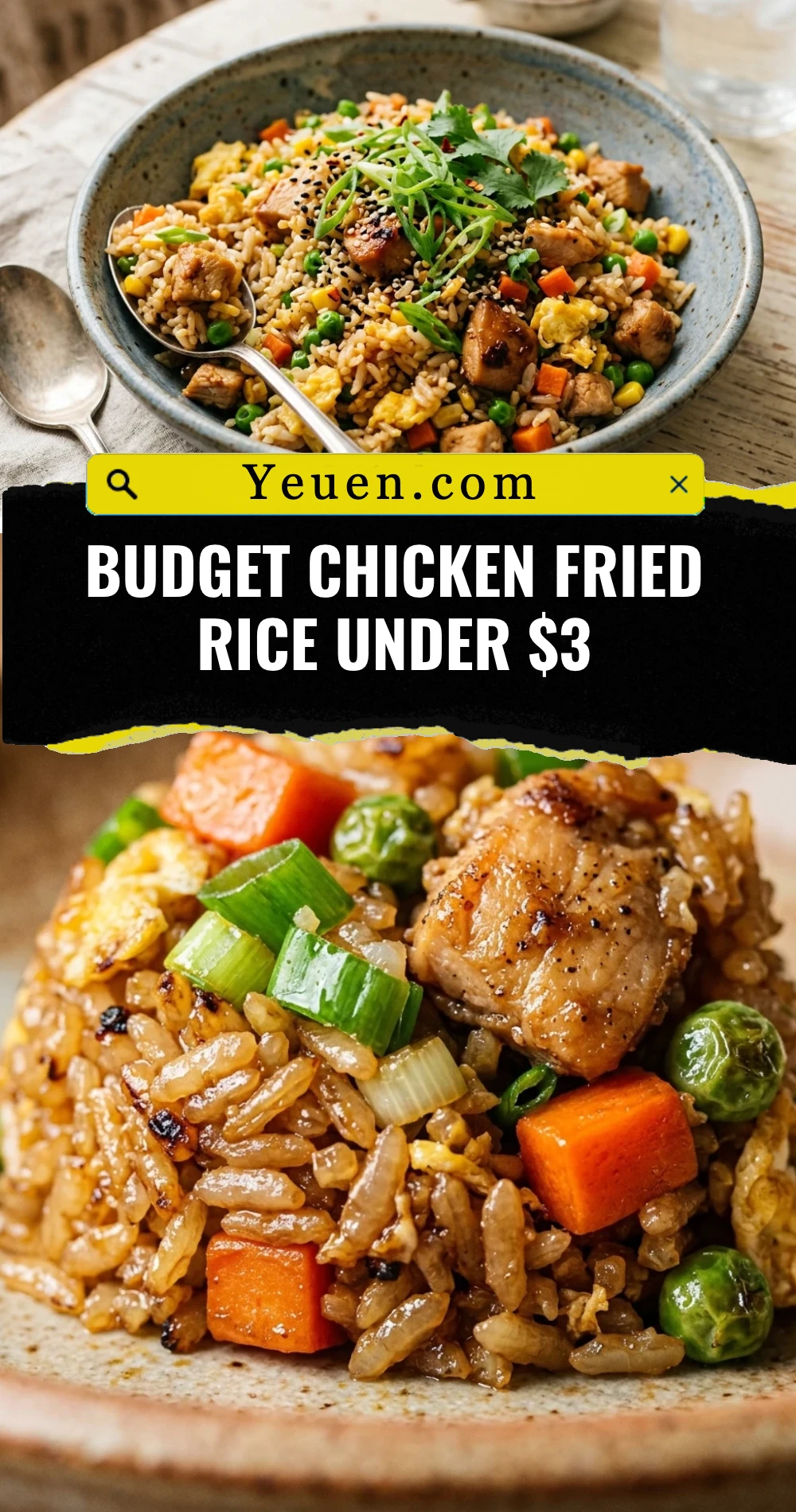 Budget Chicken Fried Rice Under $3