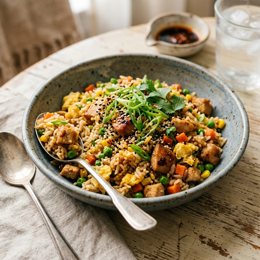 Budget Chicken Fried Rice Under $3