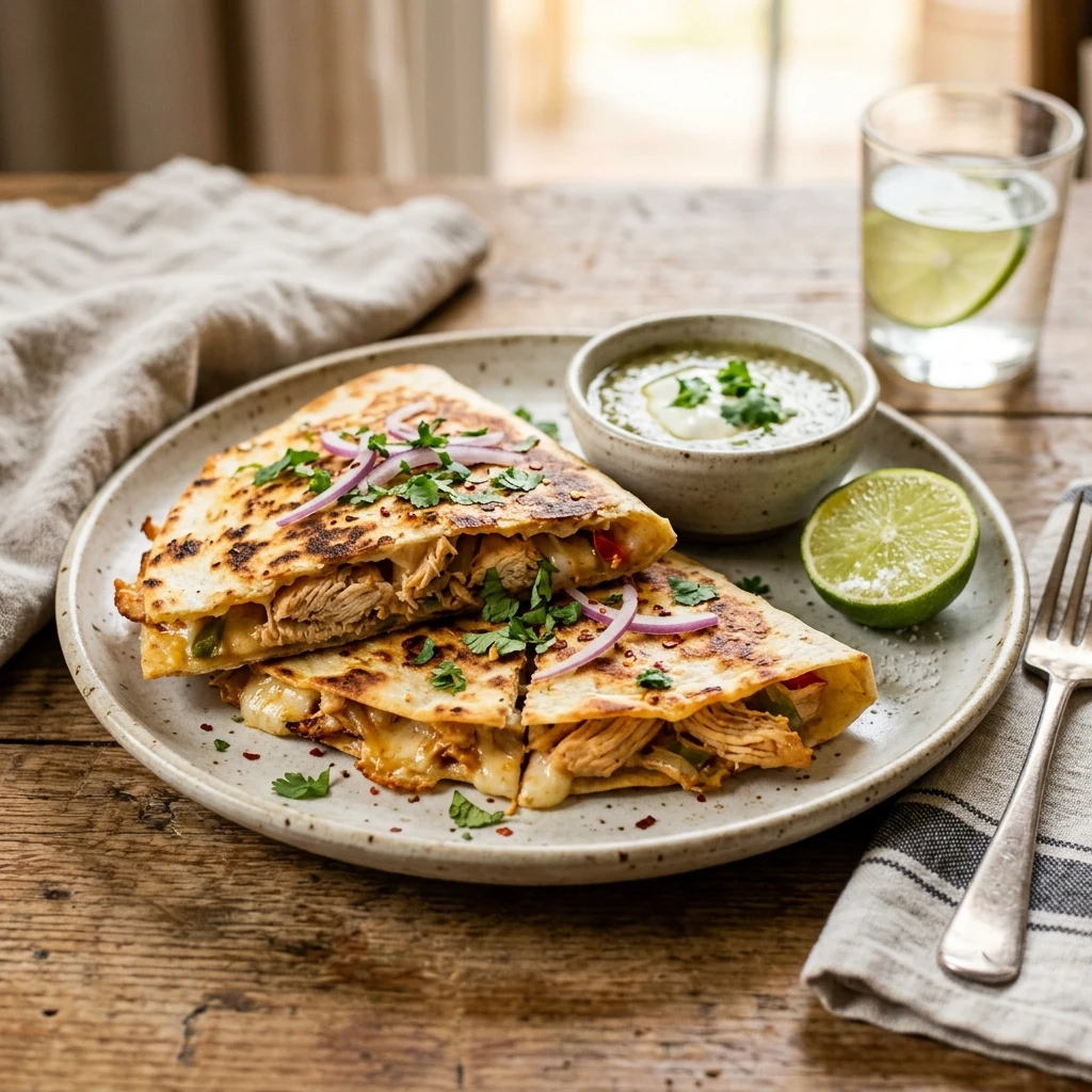 Budget Chicken Quesadilla With Cheese Under $3 Per Serving